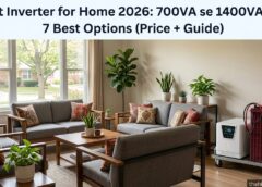 Best Inverter for Home 2026: 700VA se 1400VA Tak 7 Best Options (Price + Guide)