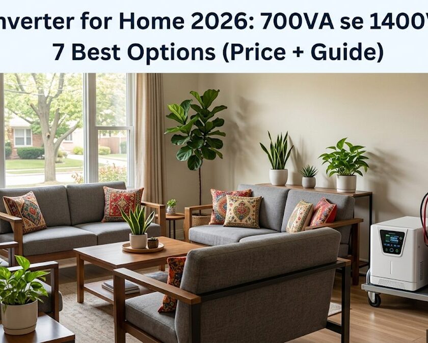 Best inverter for home 2026 – living room mein inverter aur battery setup