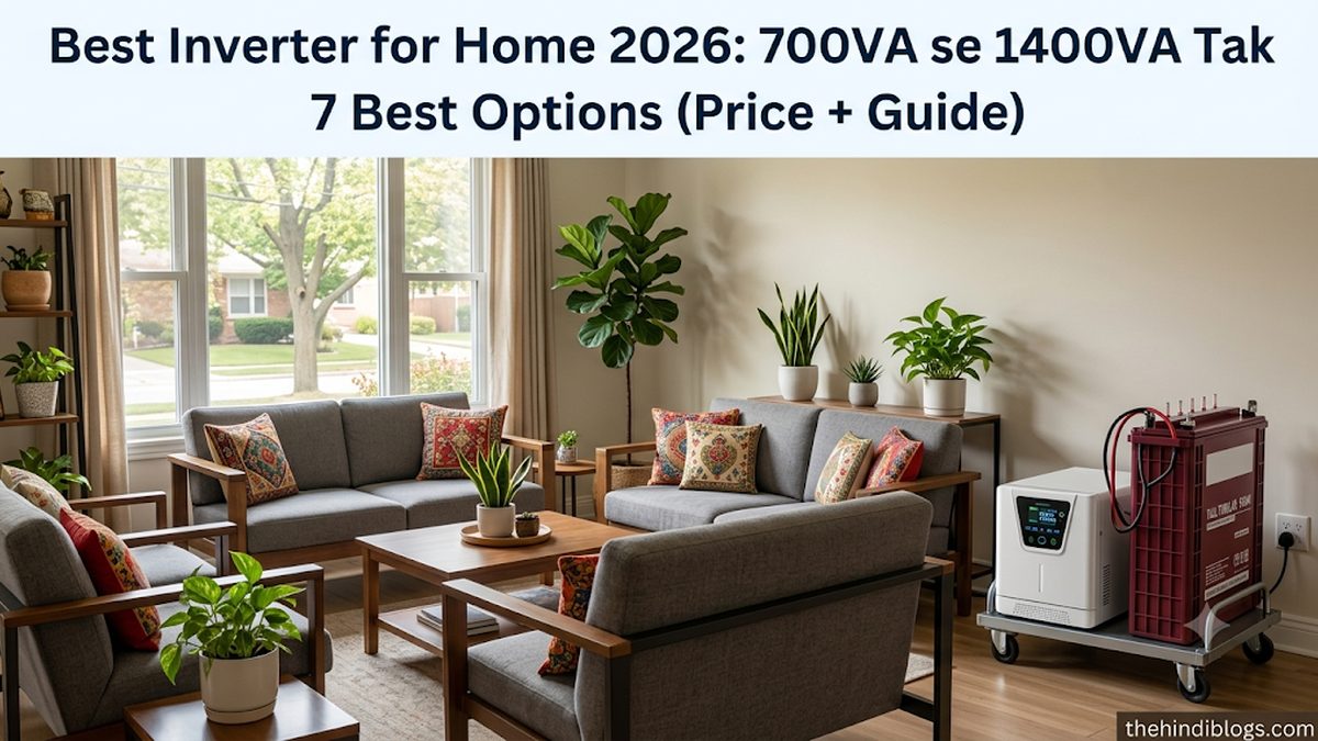 Best inverter for home 2026 – living room mein inverter aur battery setup