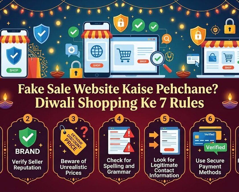 Fake sale website kaise pehchane – Diwali shopping ke 7 rules