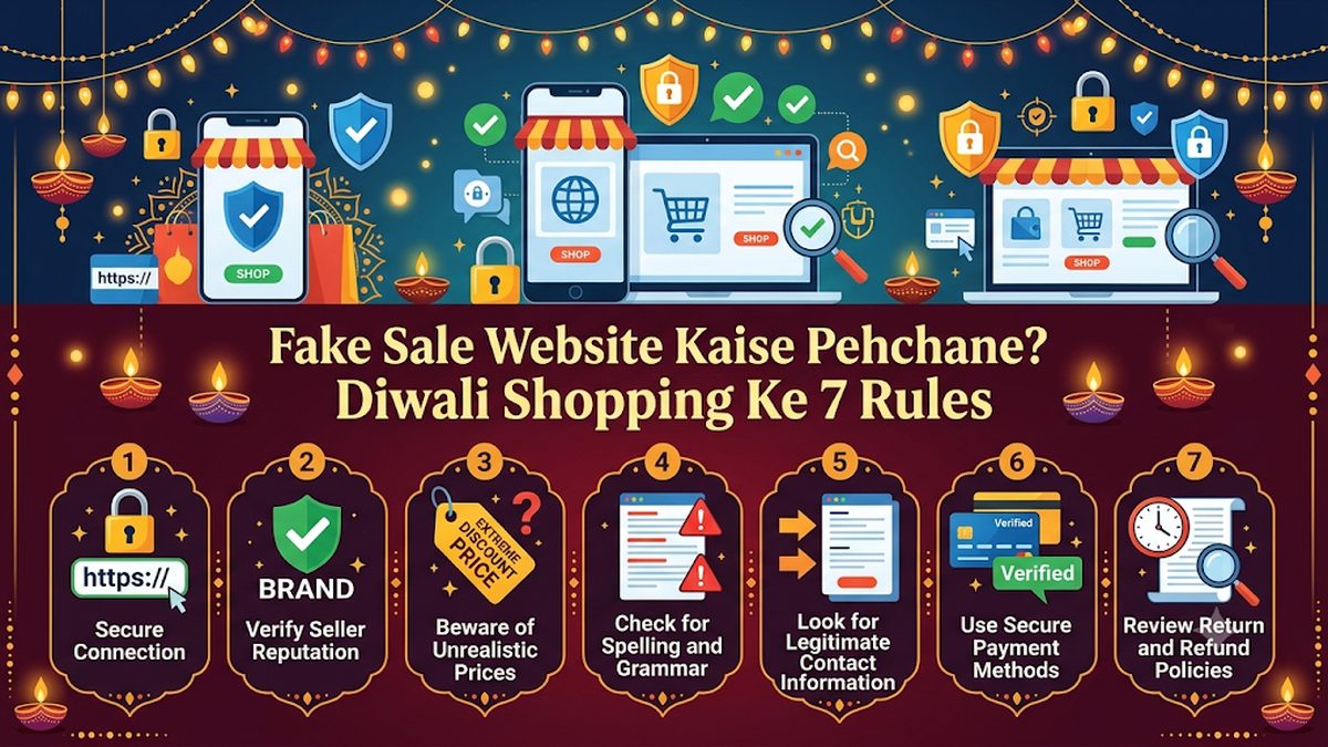Fake sale website kaise pehchane – Diwali shopping ke 7 rules