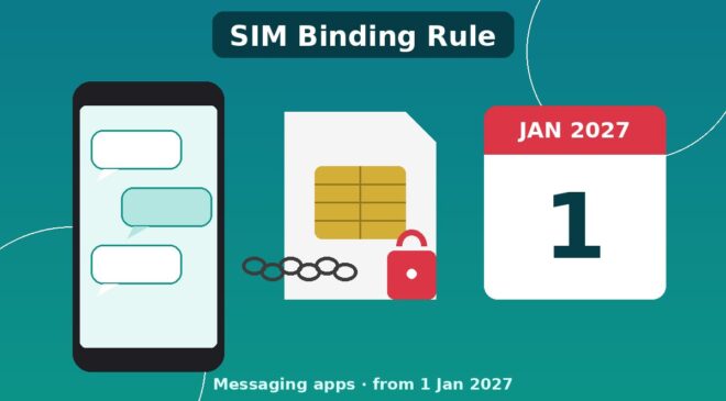 WhatsApp SIM binding rule 1 Jan 2027 – SIM lock concept